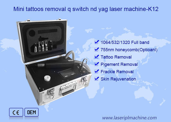 Buon prezzo 3 Cartiredges 1064nm Macchine laser Nd Yag per la rimozione del tatuaggio professionale in linea