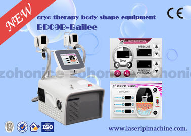 8" tocco Sreen Cryolipolysis di TFT che dimagrisce le maniglie della macchina due per grasso dissolto