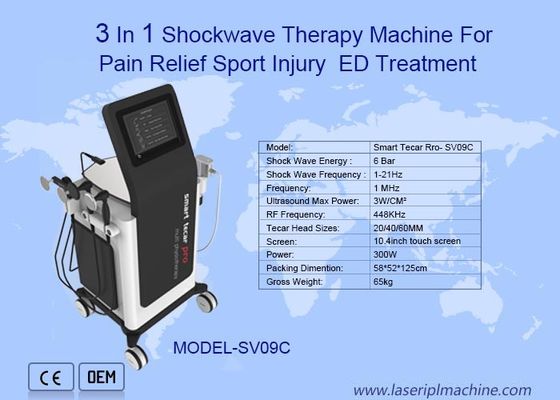 Buon prezzo 3 in 1 macchina extracorporea di terapia del ODM Shockwave per Ed in linea