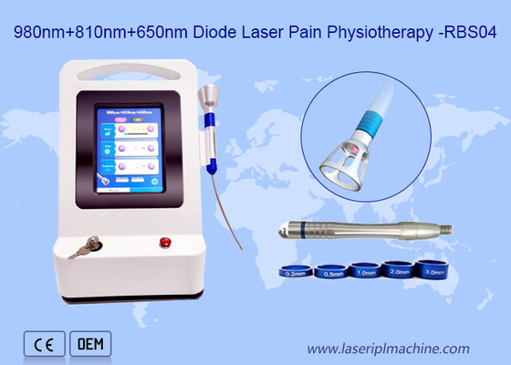 Rimozione portatile 980nm della vena del ragno di uso della clinica della macchina di depilazione del laser a diodi del CE
