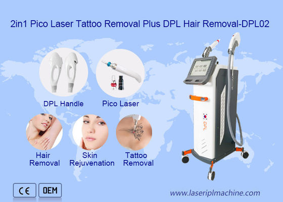 Buon prezzo 2 in 1 depilazione Pico Laser Tattoo Removal Beauty della macchina di Dpl in linea
